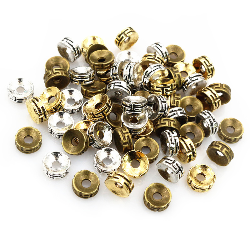 Eyepin Ball End - 50 unidades de cuentas espaciadoras de