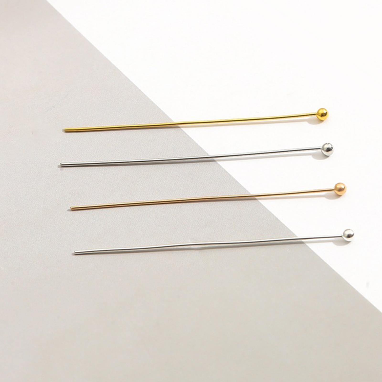 Eyepin Ball End - 200 Terminales Metálicos para Fabricación de