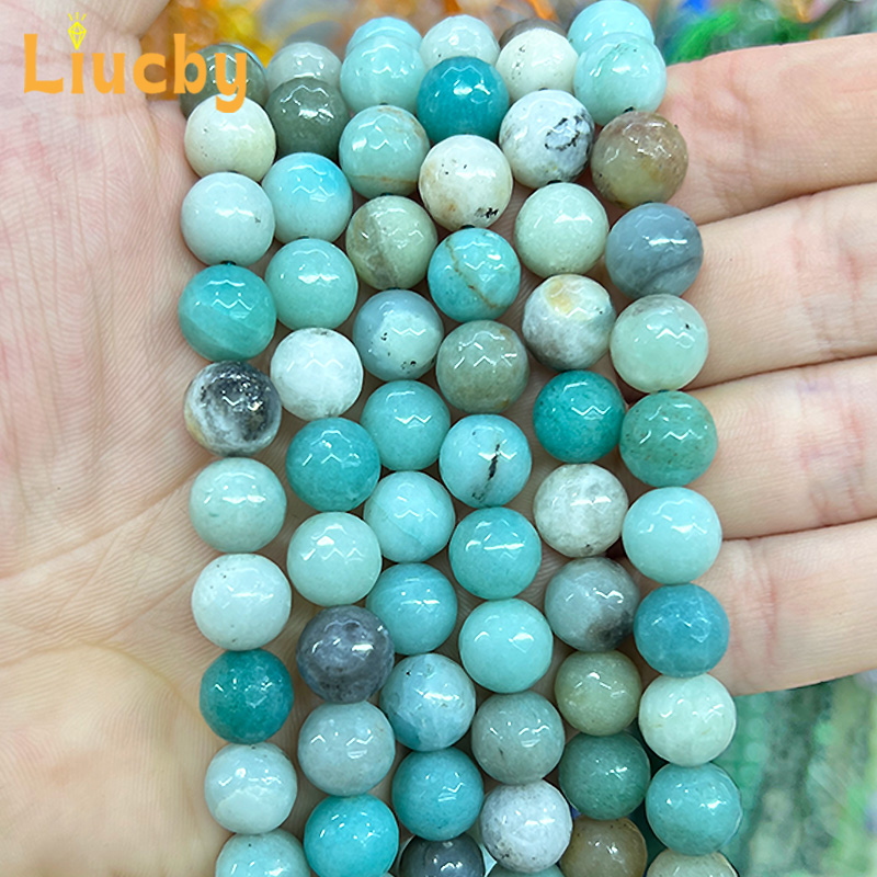 Jewelry Making Amazon - Cuentas facetadas de piedra Natural para