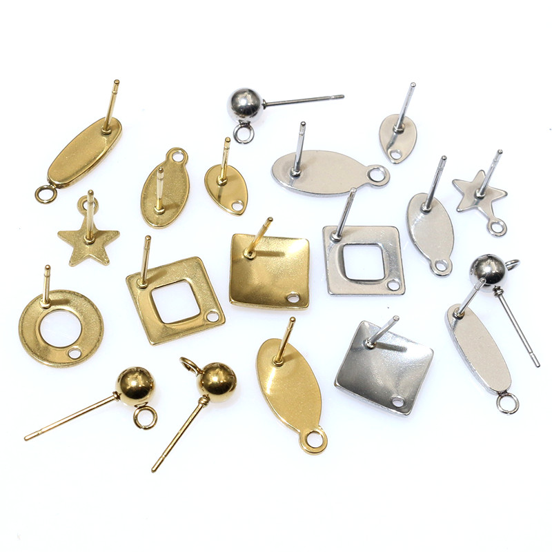 Jewelry Making Metal - 20 piezas de acero inoxidable, pendientes