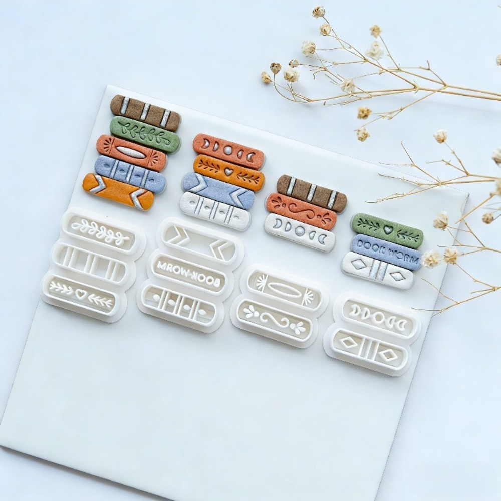 Jewelry Making Guide Book - Juego de 7 Cortadores de Arcilla