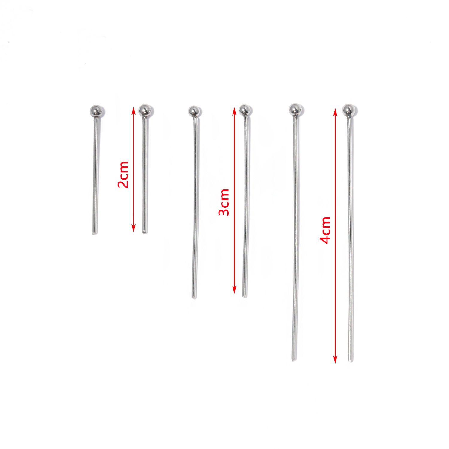 Dijes de Metal de acero inoxid - Eyepin Ball End reseña y precio