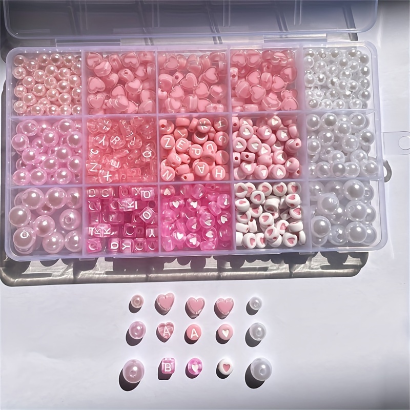 Caja de Alfabeto Rosa de 10 Pi - Jewelry Making Kit For Beginners reseña y precio