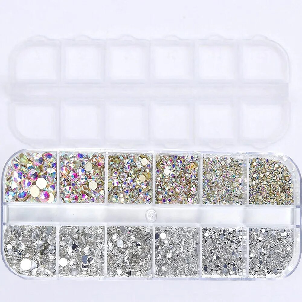 Caja de 12 rejillas con diaman - Crystal Bead Mix reseña y precio