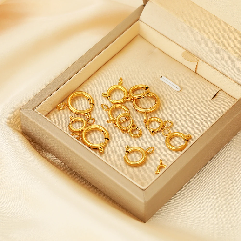 10 piezas de cierres de anillo - Jewelry Making Materials reseña y precio
