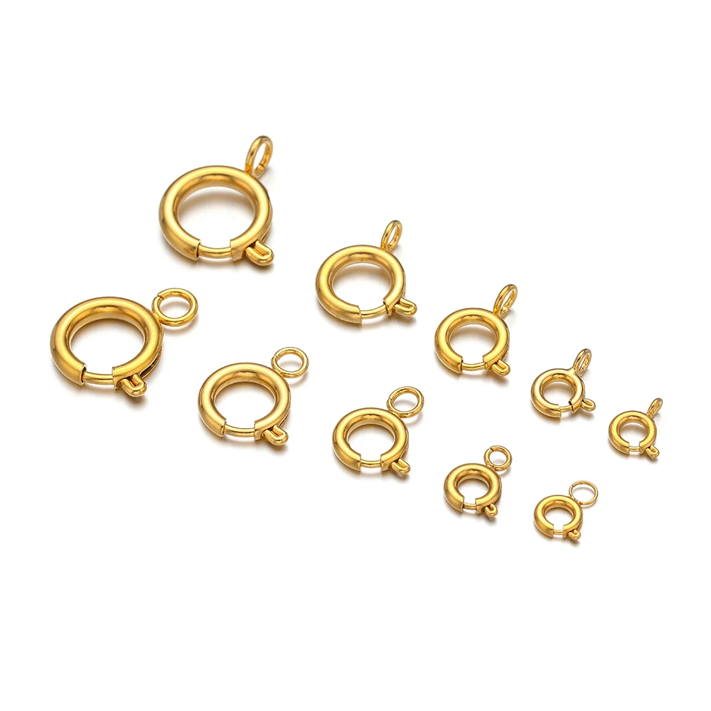 10 piezas de cierres de anillo - Jewelry Making Materials reseña y precio