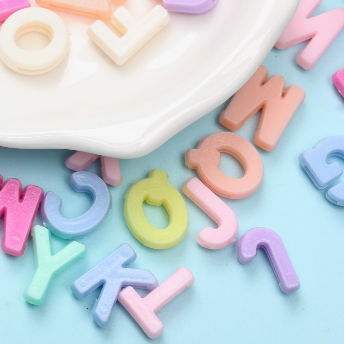 Cuentas redondas con letras su - Jewelry Making For 5 Year Old reseña y precio