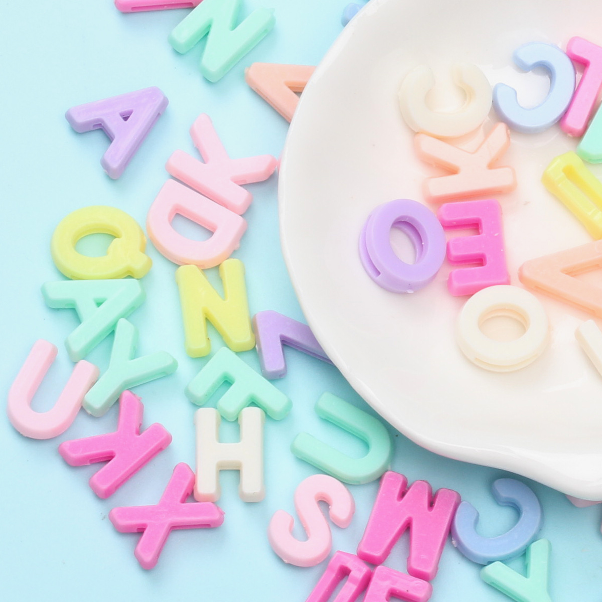 Cuentas redondas con letras su - Jewelry Making For 5 Year Old reseña y precio