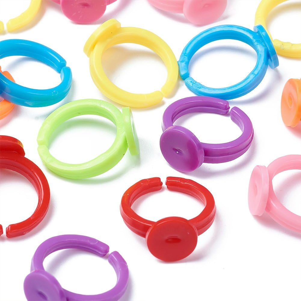 100 Uds. Base de anillos ajust - Jewelry Making For 5 Year Old reseña y precio