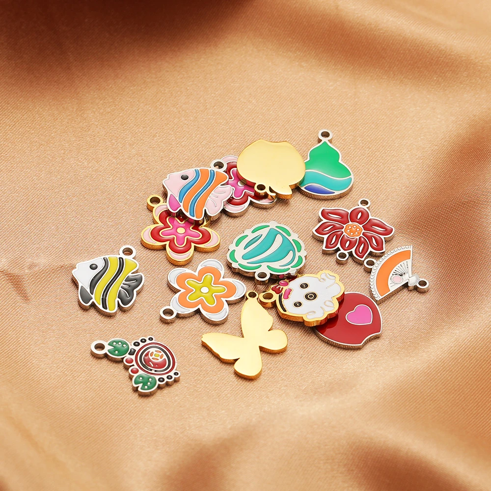 5 uds. De dijes de calabaza y  - Jewelry Making For 5 Year Old reseña y precio
