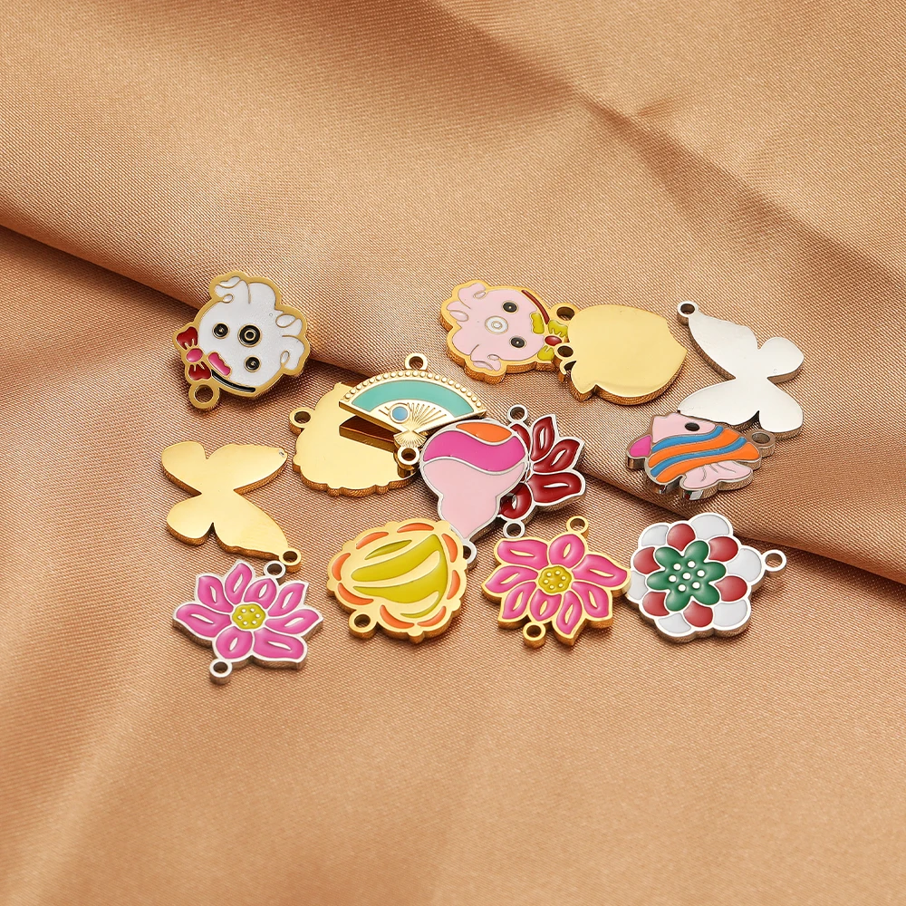 5 uds. De dijes de calabaza y  - Jewelry Making For 5 Year Old reseña y precio
