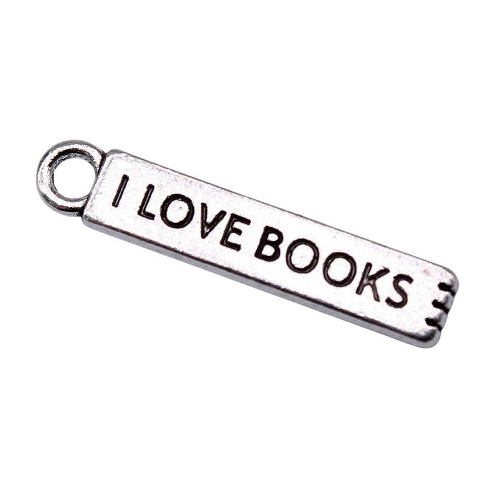 Dijes de I Love Books para mat - Jewelry Making Guide Book reseña y precio