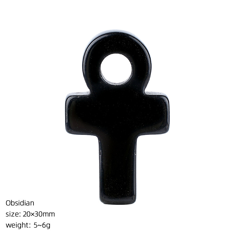 Colgante de Obsidiana con Cruz - Jewelry Making Michaels reseña y precio