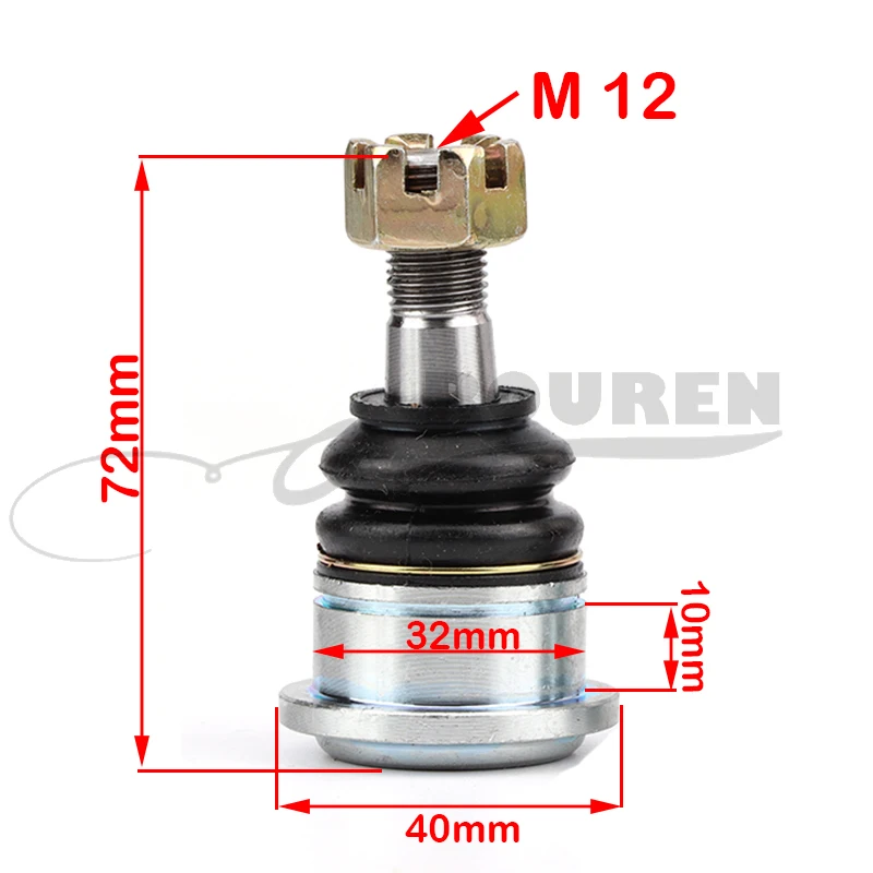 1 par M12X10 junta esférica ex - Eyepin Ball End reseña y precio