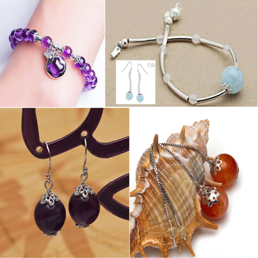 Piezas de cuentas de flores pa - Jewelry Making Bali reseña y precio
