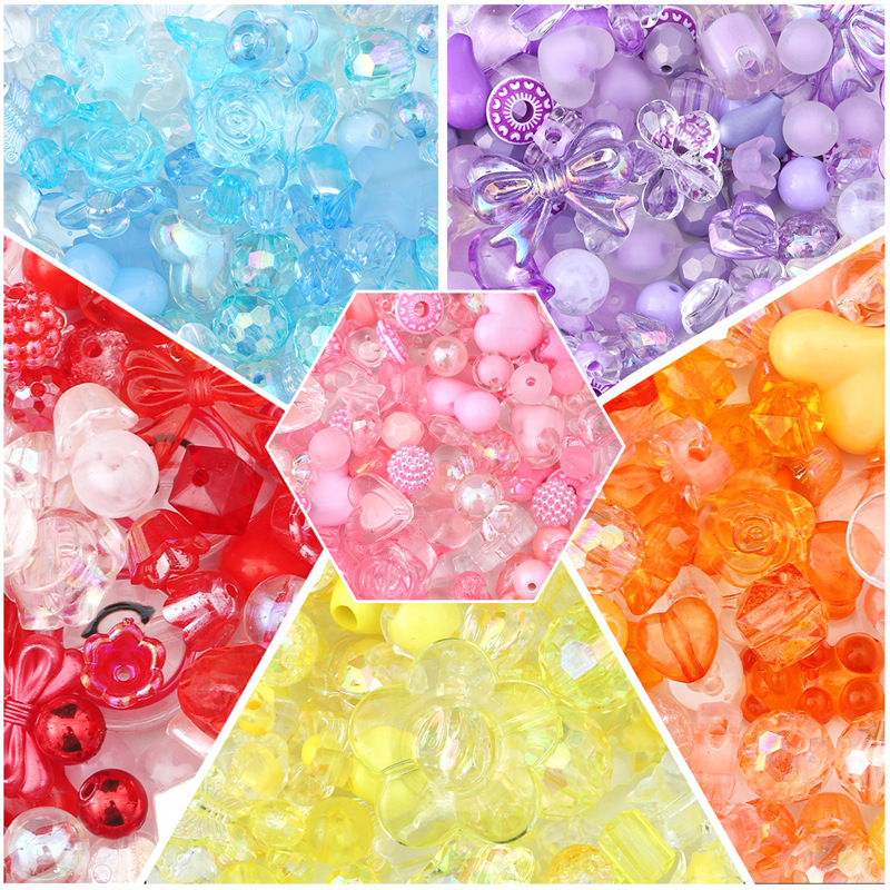 Nueva mezcla de cuentas acríli - Jewelry Making For 5 Year Old reseña y precio