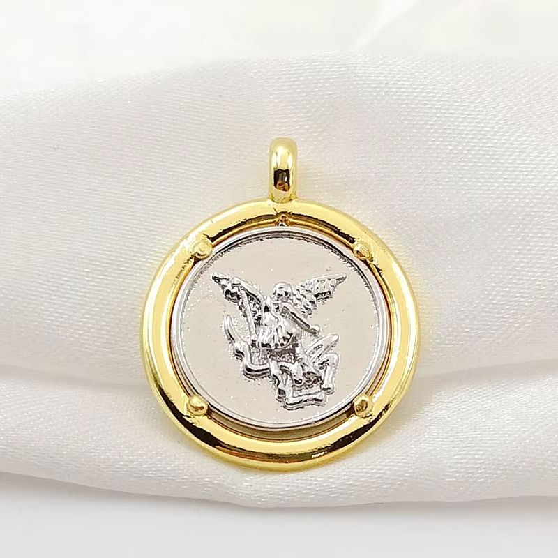 Dijes redondos de cobre chapad - Jewelry Making Michaels reseña y precio
