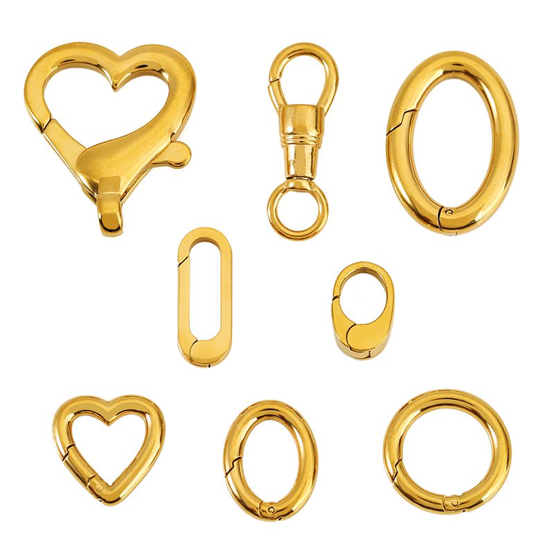 2 piezas de cierres de acero i - Jewelry Making Materials reseña y precio
