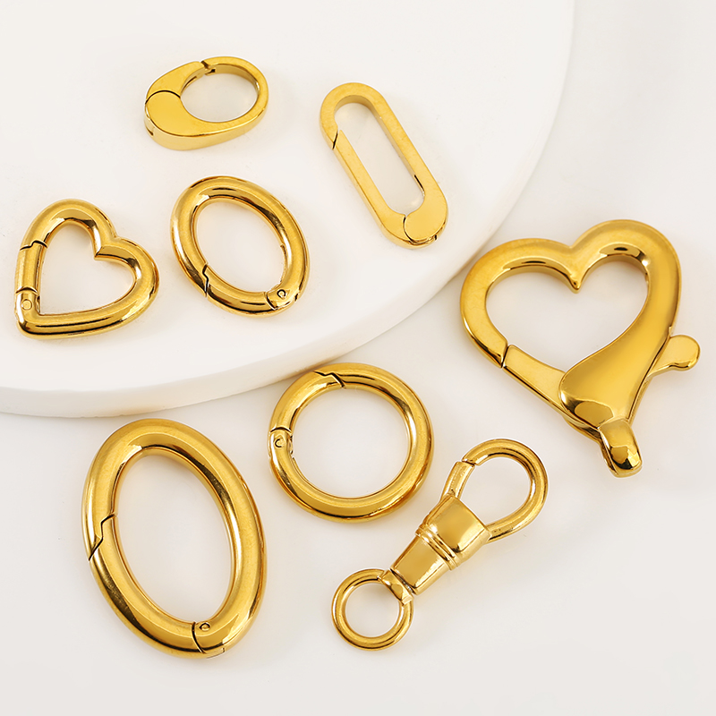 2 piezas de cierres de acero i - Jewelry Making Materials reseña y precio