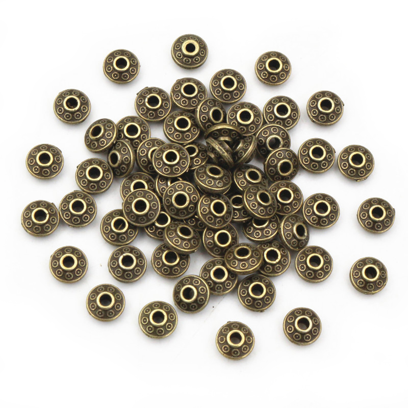 100 piezas 6x6x3,5mm bronce an - Eyepin Ball End reseña y precio