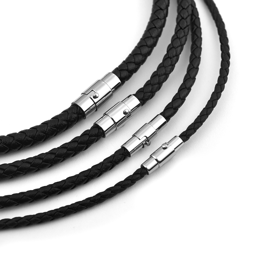 Collar de cuero de 45/50/60 cm - Jewelry Making Wax reseña y precio