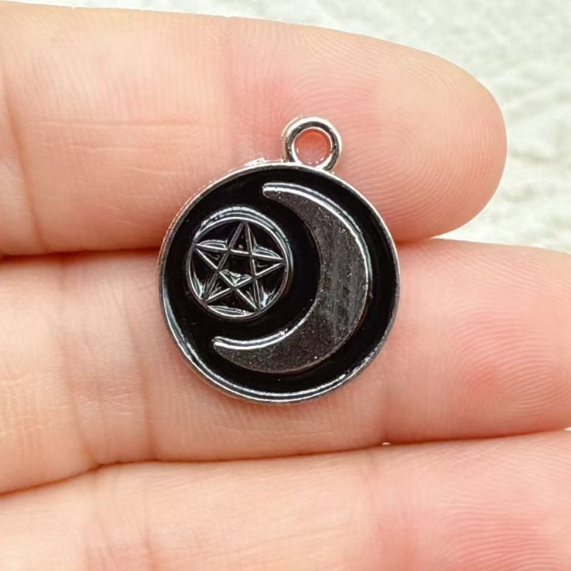 10 piezas de dijes de luna, es - Jewelry Making Guide Book reseña y precio