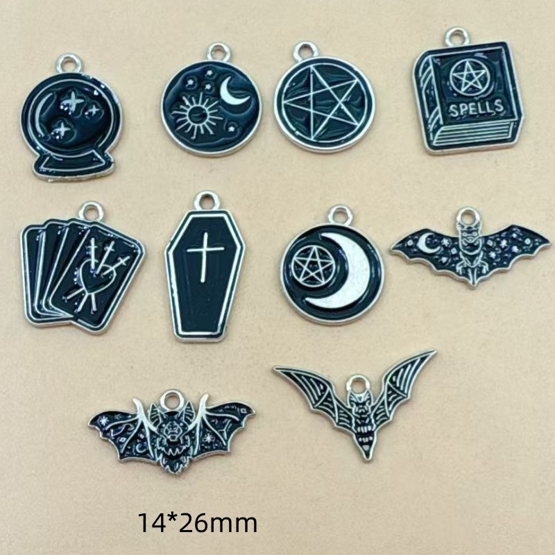 10 piezas de dijes de luna, es - Jewelry Making Guide Book reseña y precio