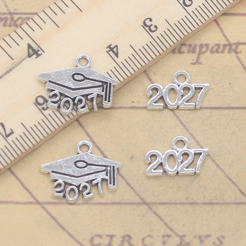 30 piezas de dijes de graduaci - Jewelry Making Diploma reseña y precio