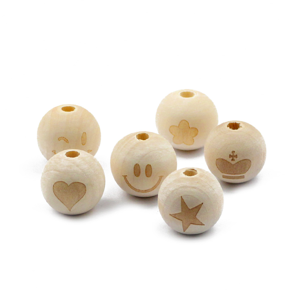 Cuentas redondas de madera Nat - Jewelry Making For 5 Year Old reseña y precio