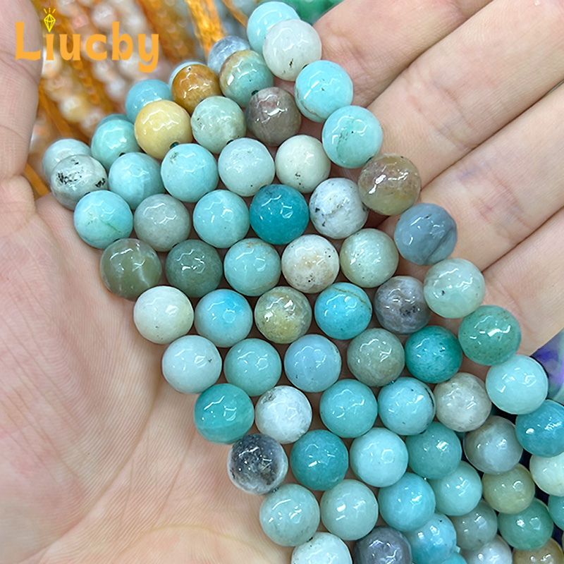 Cuentas facetadas de piedra Na - Jewelry Making Amazon reseña y precio