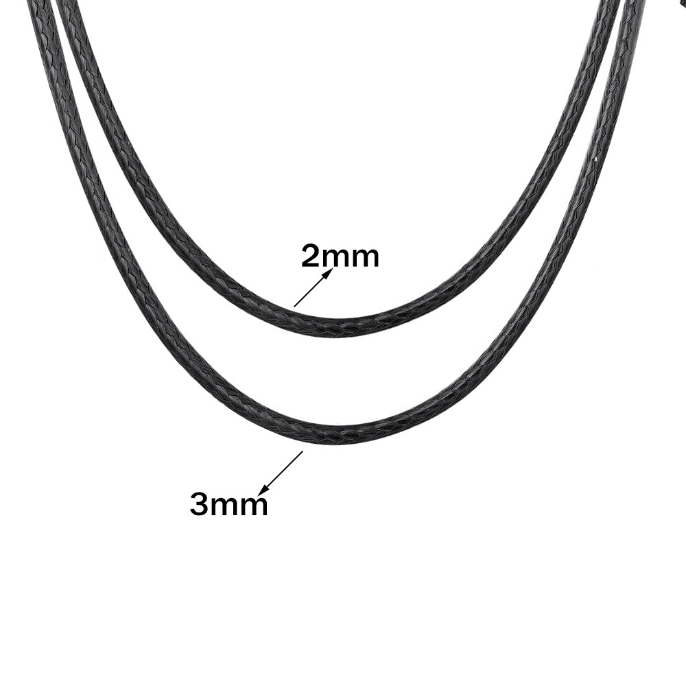 2MM/3MM 45/50/60cm negro imper - Jewelry Making Wax reseña y precio