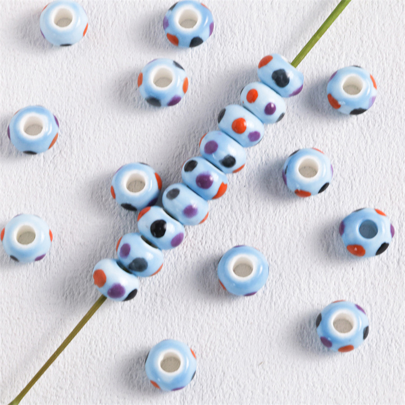 Cuentas sueltas de cerámica co - Jewelry Making For 5 Year Old reseña y precio