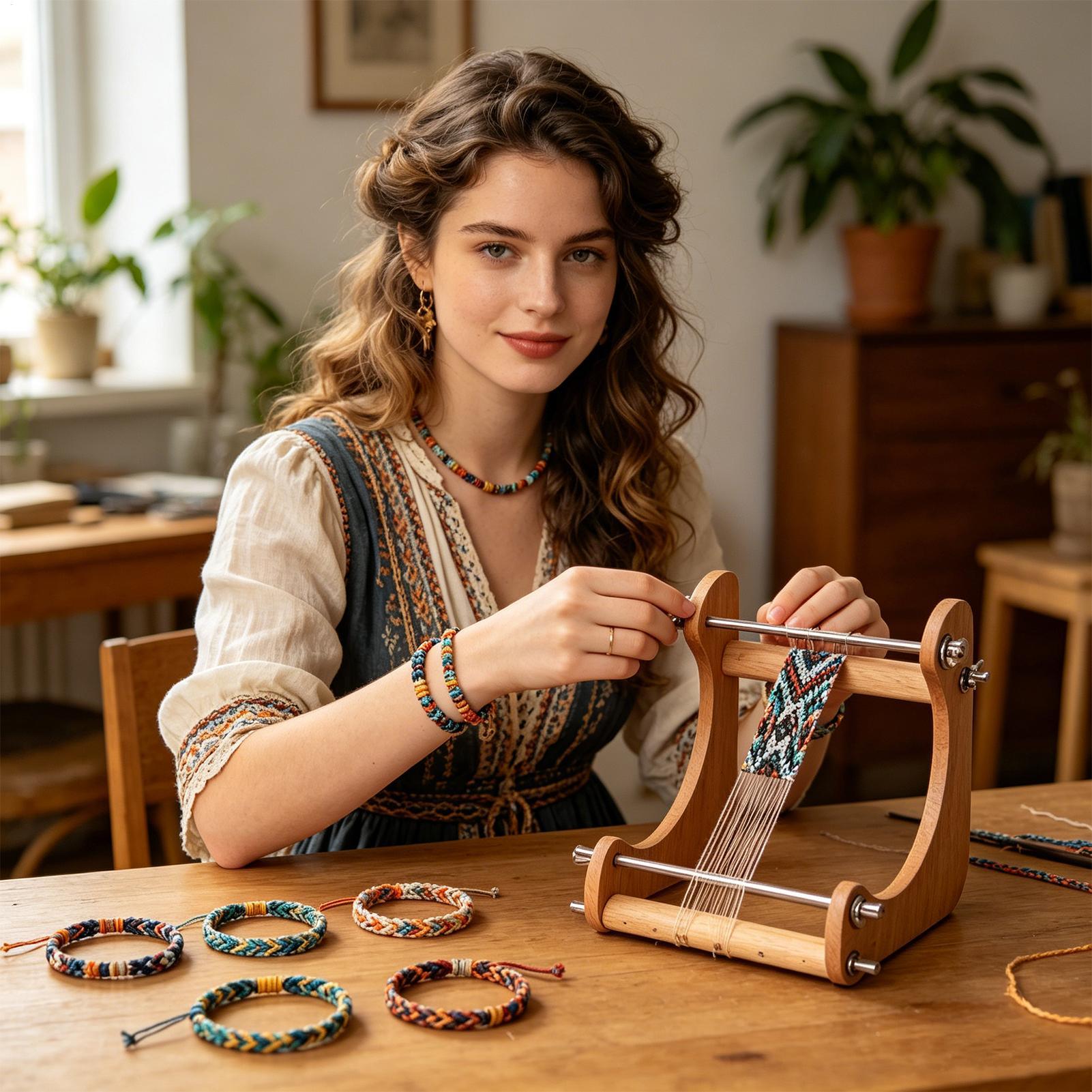 1 unidad Telar de madera ajust - Jewelry Making Machine reseña y precio